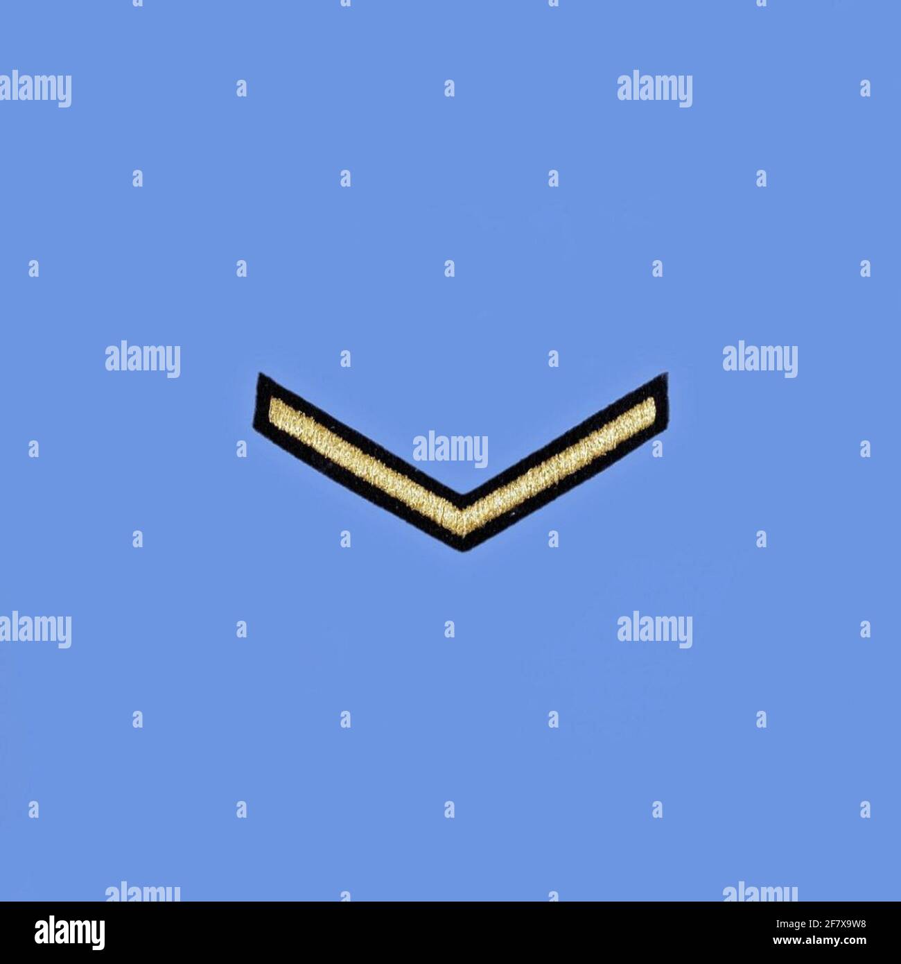 Logo de manche d'un marin de 1ère classe (matr1). Banque D'Images