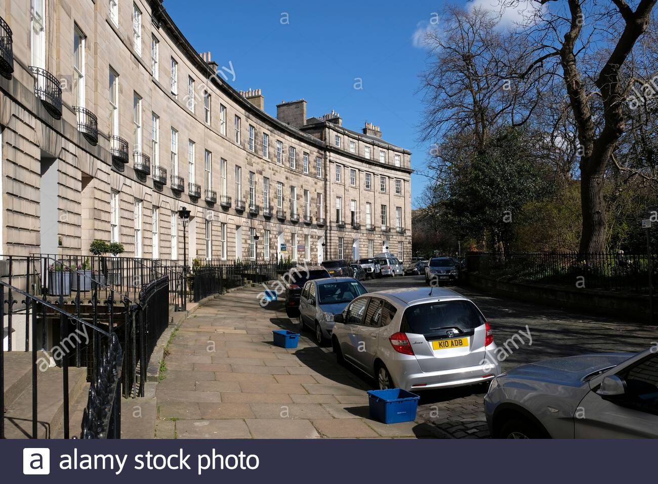 Royal Circus, Edinburgh New Town Streets, Upmarket Housing, Édimbourg, Écosse Banque D'Images