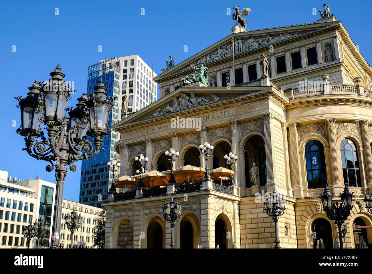 14.09.2019, Frankfurt am main, Hessen, Deutschland - die Alte Oper à Frankfurt am Opernplatz Banque D'Images