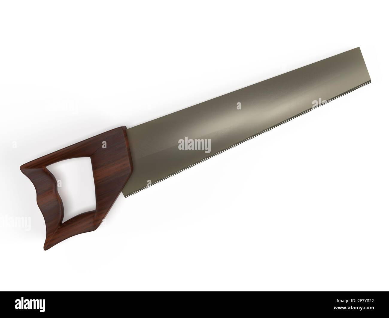 Le hack classique a été isolé sur fond blanc. Rendu 3D Banque D'Images