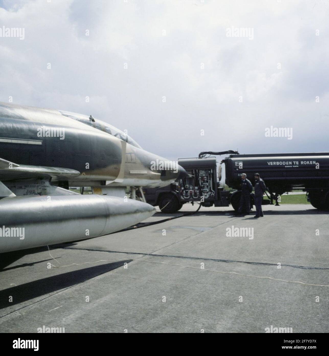 Un McDonnel RF-4C Phantom AR 68-557, 10TRW, de l'American Air Force, stationné à la base aérienne d'Alconbury, en Grande-Bretagne. Banque D'Images
