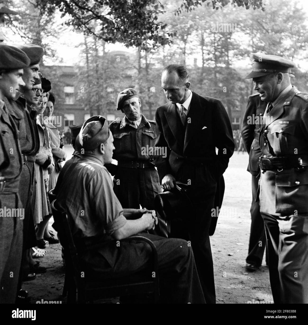 Défilé; commémoration; visite Banque D'Images