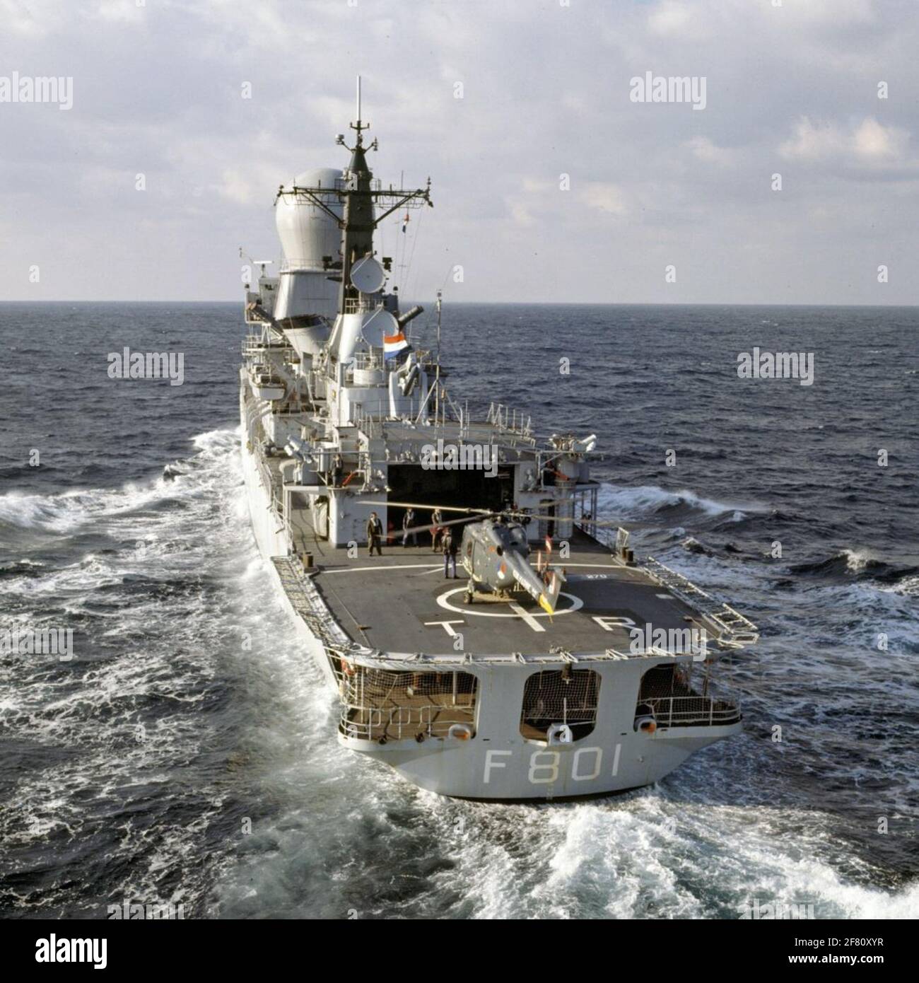 A GW-frégate h.ms. Tromp (1975-1999). Banque D'Images