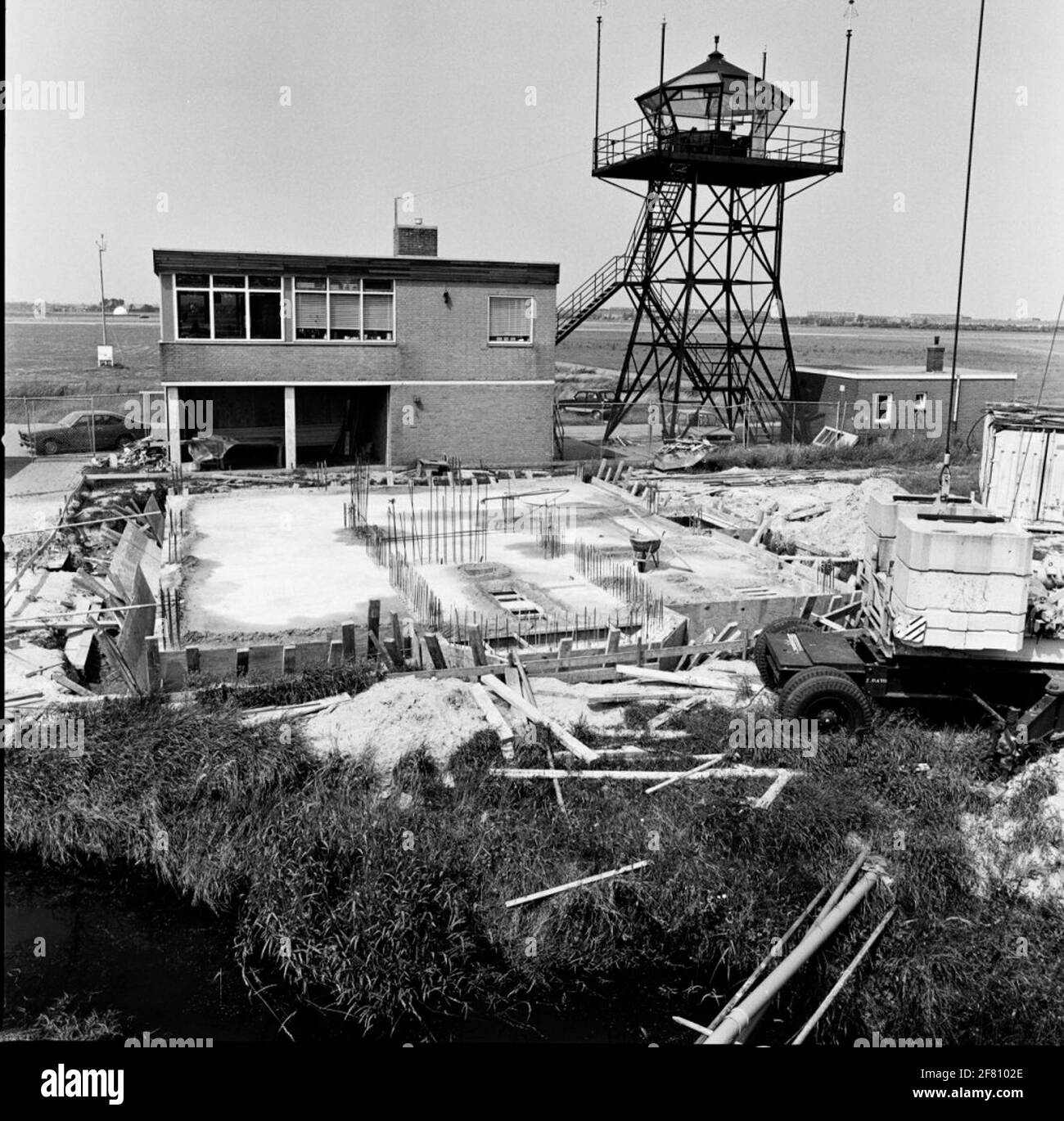 Nouveau site de construction et contrôle de la circulation MVKKOOY. Banque D'Images