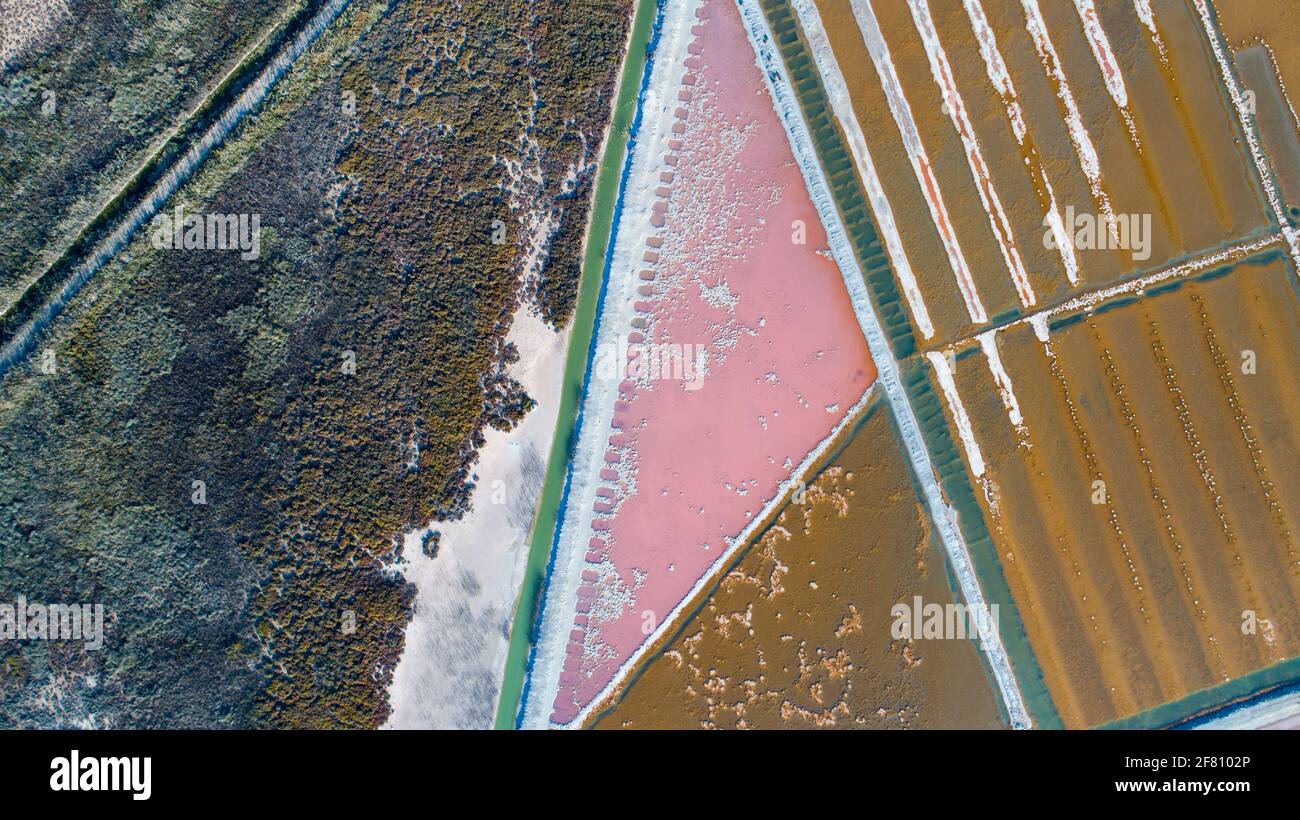 Parque natural de las salinas de santa pola Banque de photographies et