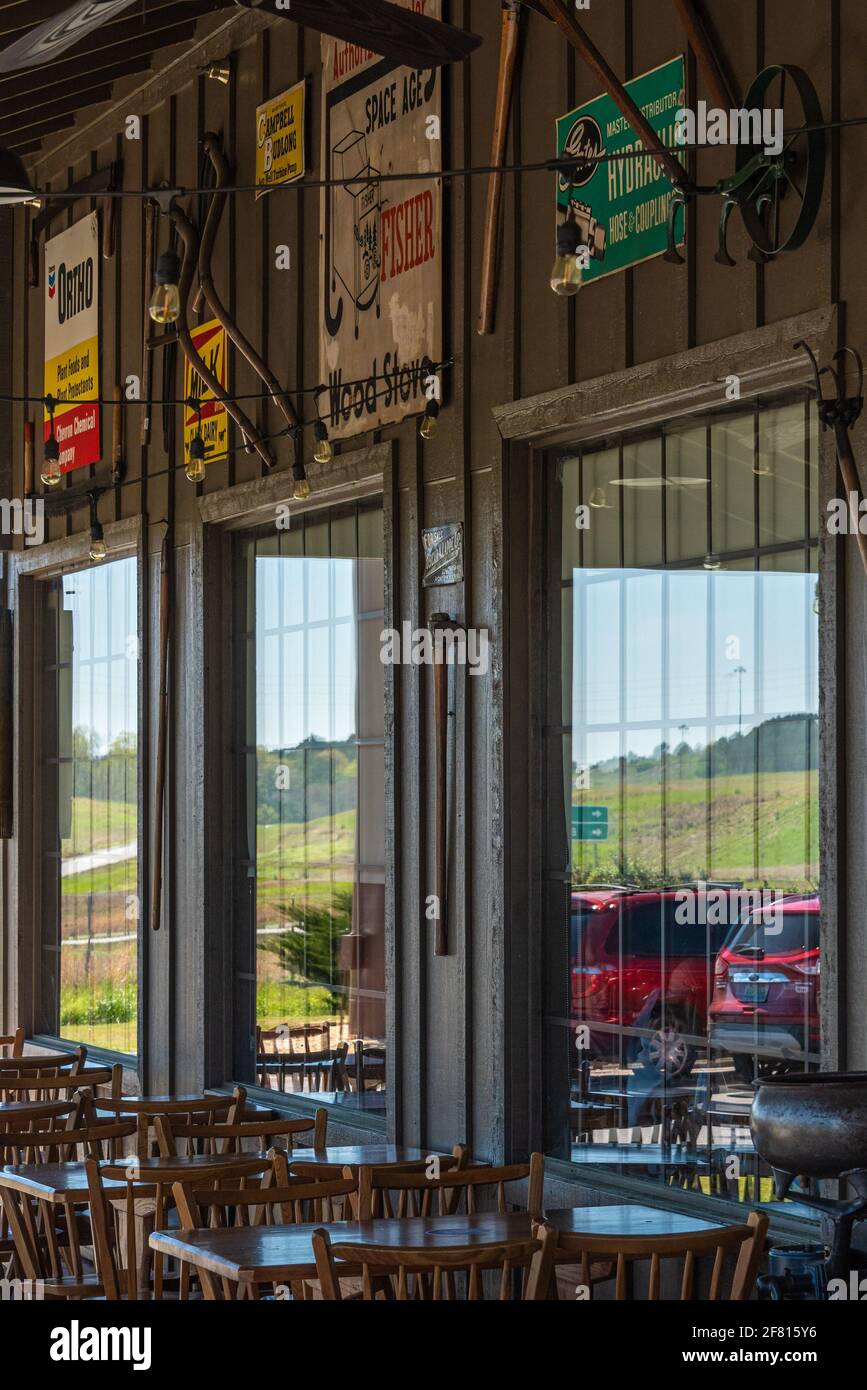 Cracker Barrel, Jasper, Alabama, États-Unis. Banque D'Images