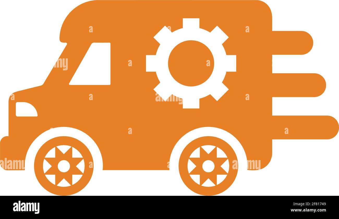 Service, transport, icône de voiture d'urgence - parfait pour les médias imprimés, le Web, les images de stock, l'utilisation commerciale ou tout type de projet de conception. Vecteur Ill Illustration de Vecteur