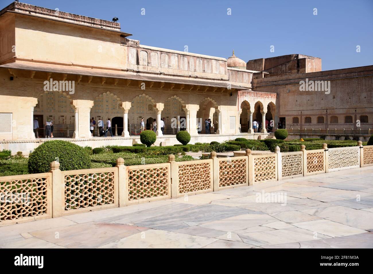 Fort d'Amber, Inde Banque D'Images