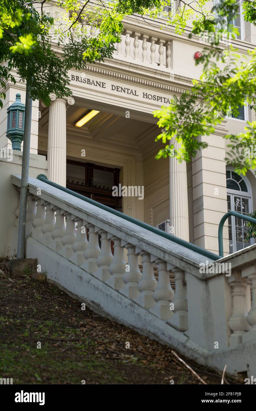 Hôpital et Collège dentaire de Brisbane Banque D'Images