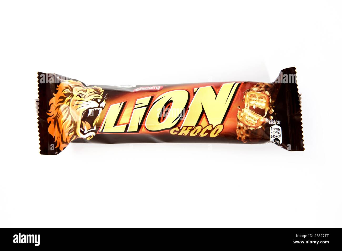 Bar Choco Nestlé Lion Banque D'Images
