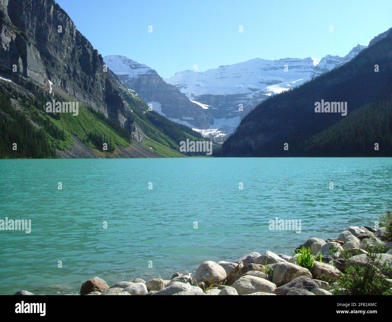 Lake Louise, Canadian Rockies Banque D'Images