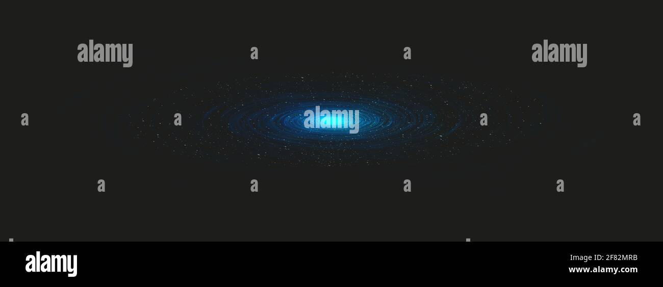 Supernova Black Hole sur Galaxy Background.planet et conception de concept de physique, illustration vectorielle. Illustration de Vecteur