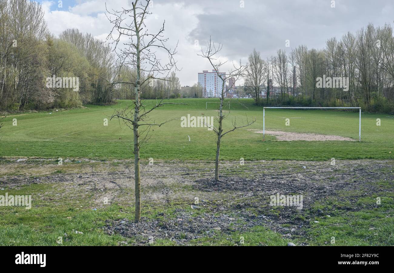 Vues de divers espaces topographiques. Banque D'Images