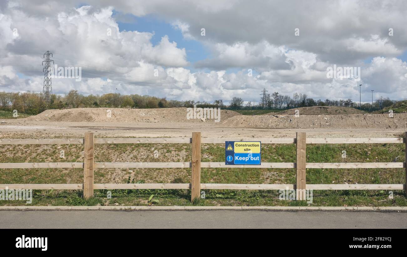 Vues de divers espaces topographiques. Banque D'Images