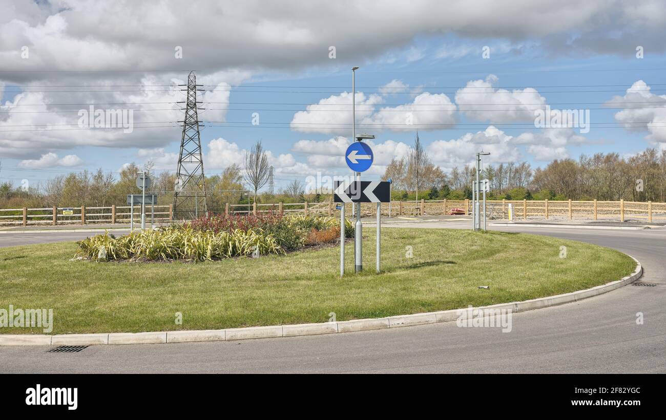 Vues de divers espaces topographiques. Banque D'Images