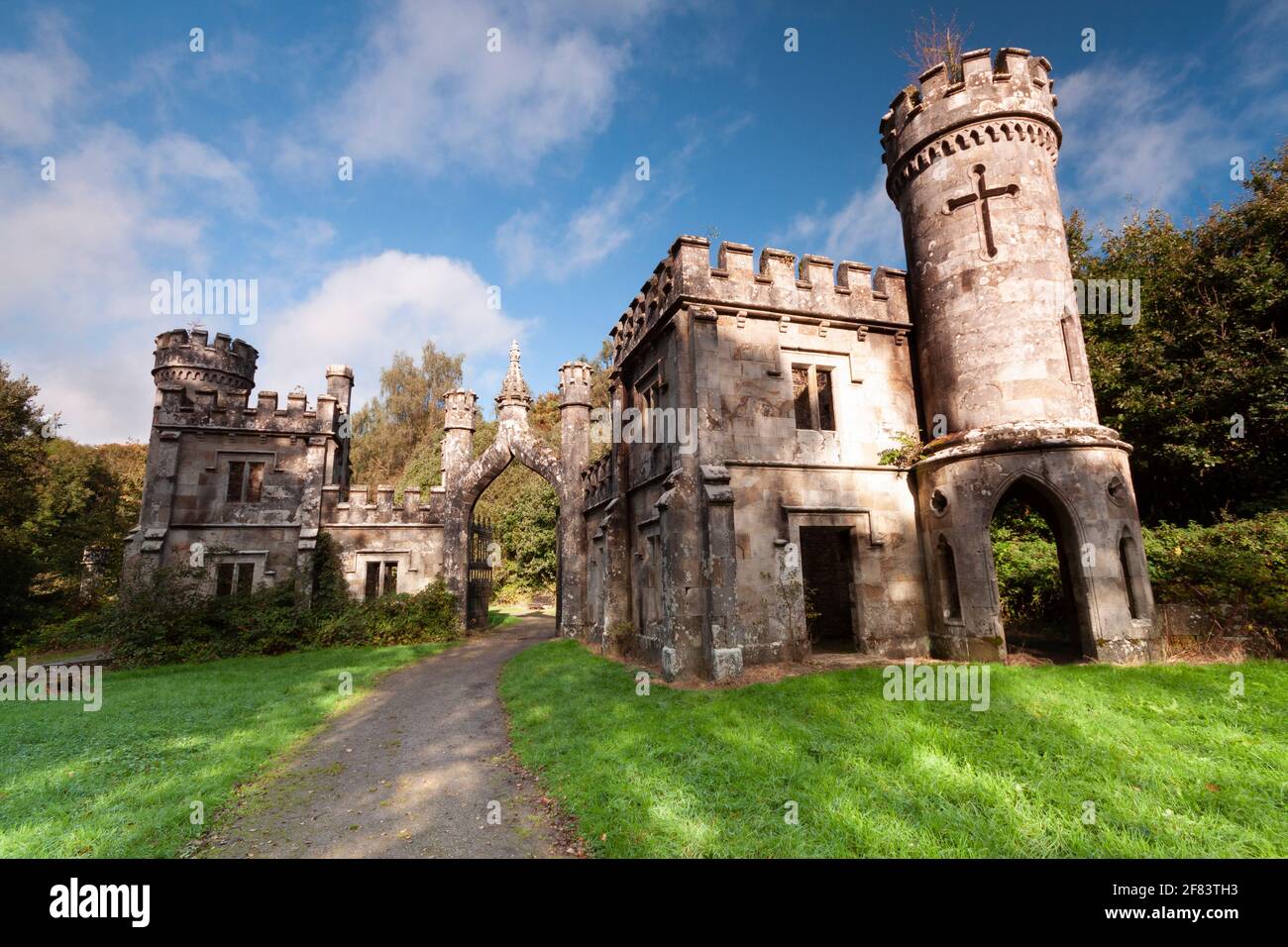 Ballysaggartmore tours et entrée dans le comté de Waterford en Irlande Banque D'Images