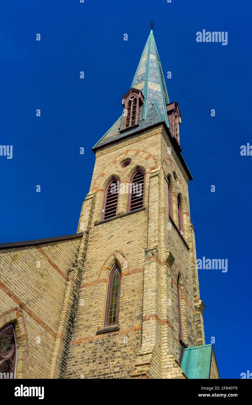 Église anglicane St. Mary's à Richmond Hill, Ontario, Canada - construite en 1872-73. Banque D'Images