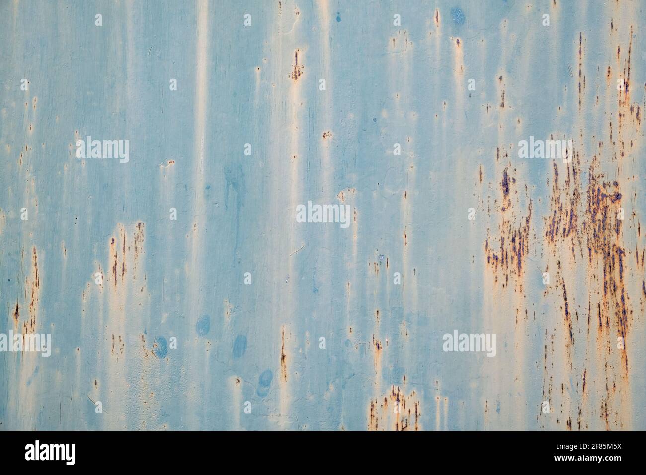 Texture ressources graphiques vieux mur bleu rouillé gros plan Banque D'Images
