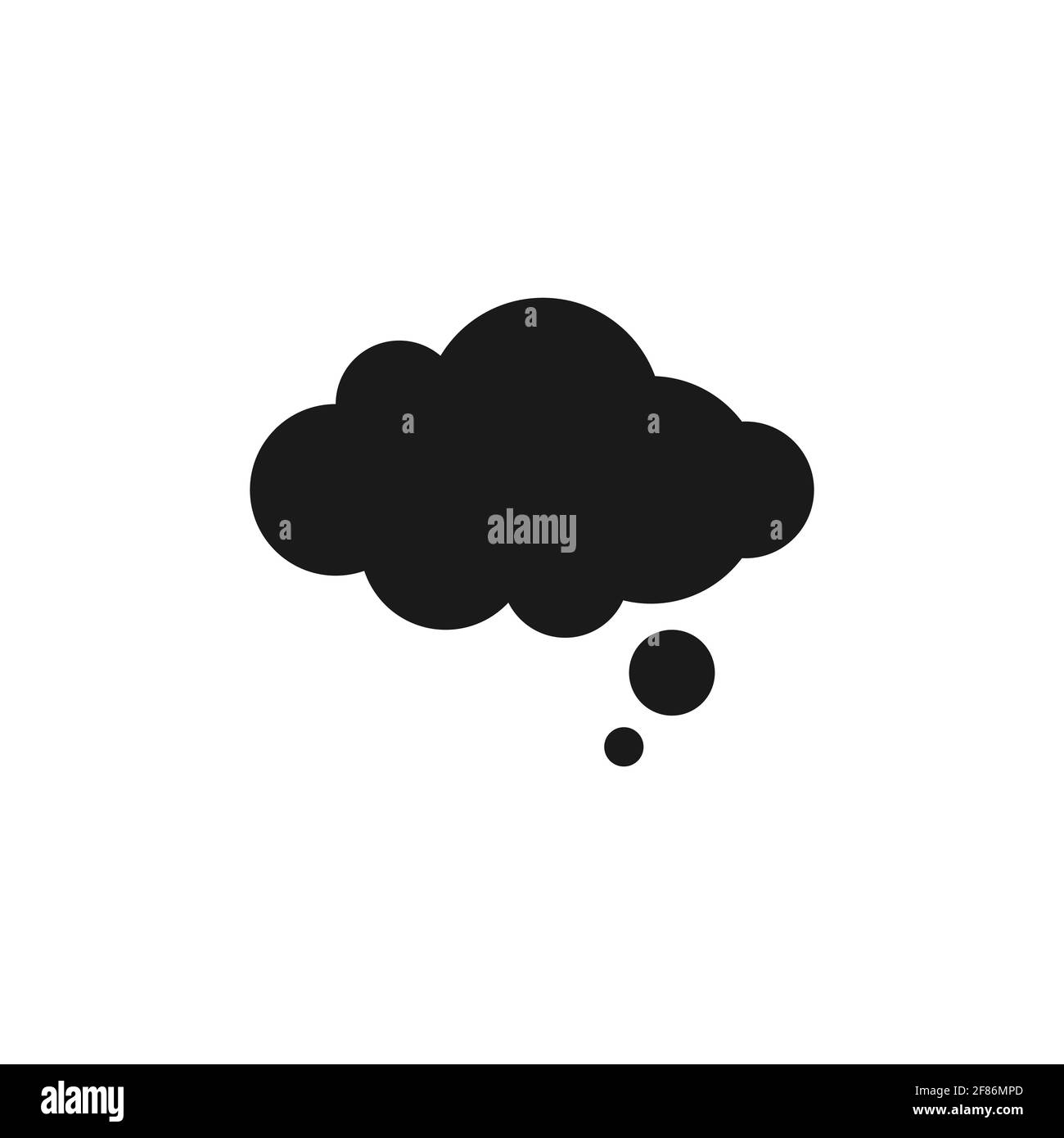 Bulle De Reve Sur Fond Blanc Parler Chat Message Commentaire Communiquer Messenger Concept Icone Vector Flat Teinte Indice Citation Citation Aidez A Gagner Image Vectorielle Stock Alamy