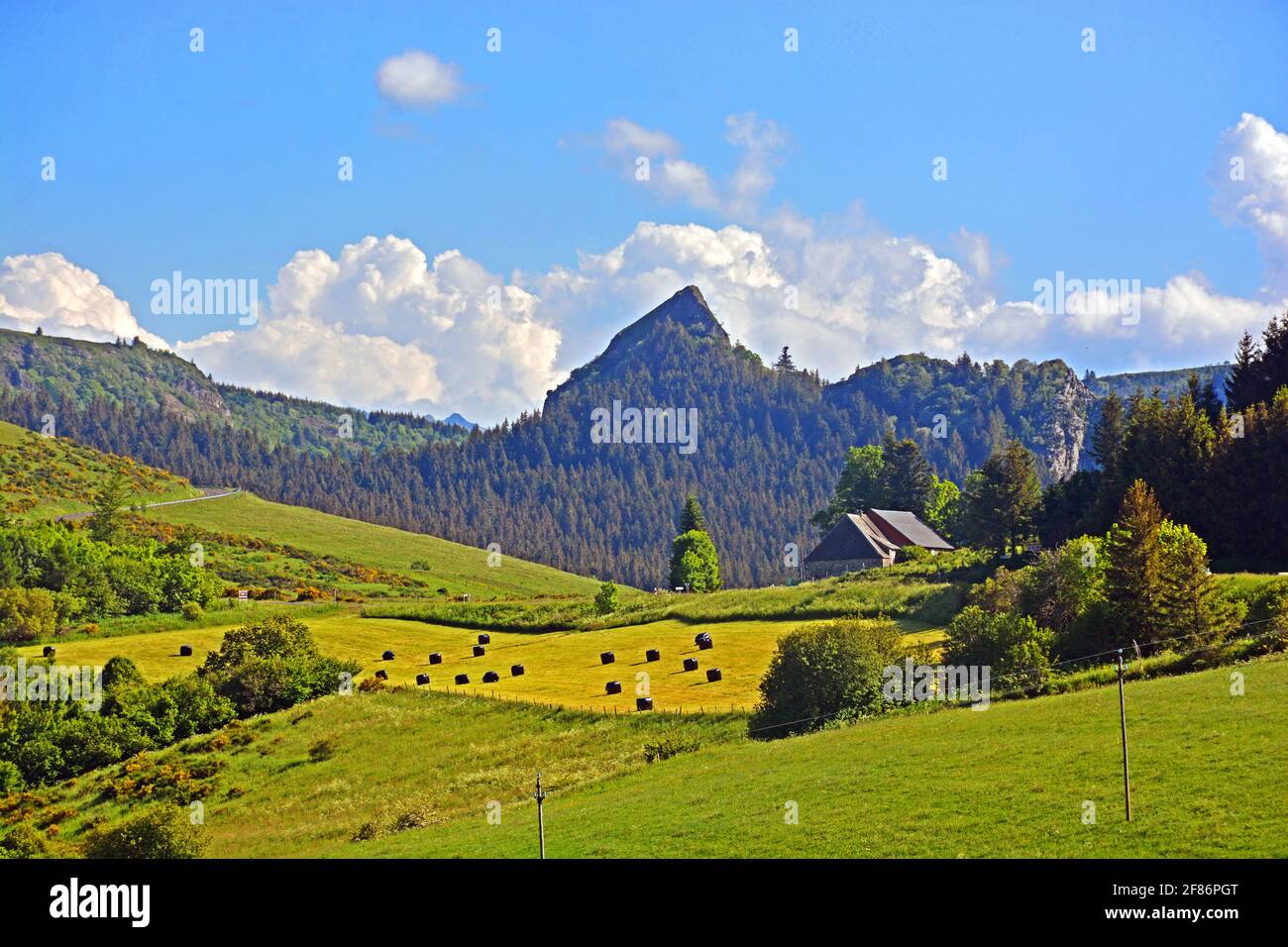 Roche de Sanadoire, Puy-de-Dôme, Auvergne, massif-Central, France Banque D'Images