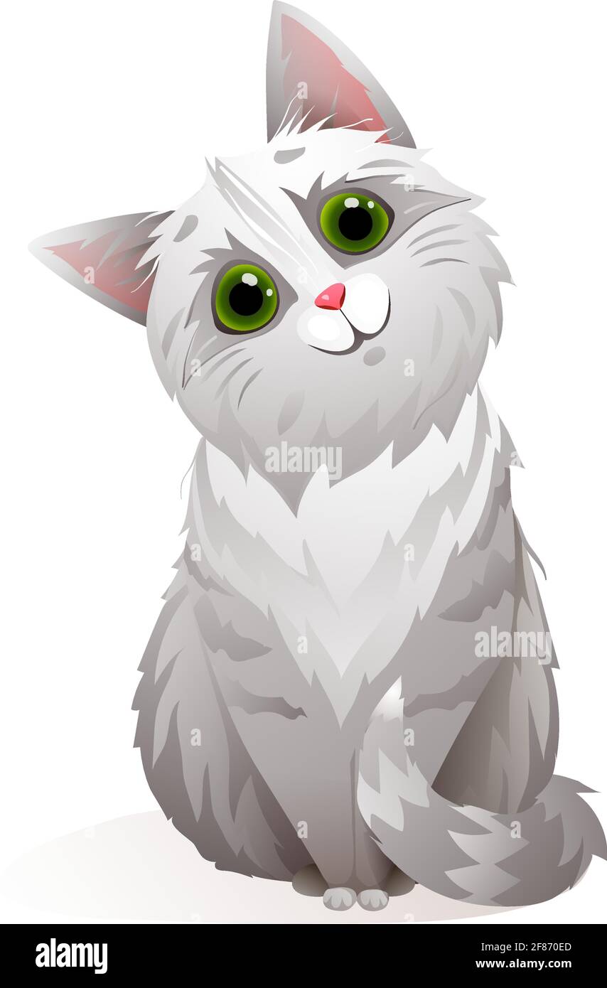 Chat Mignon Ou Chatte Avec Les Yeux Grands Image Vectorielle Stock Alamy Chat Mignon Ou Chatte Avec Les Yeux Grands Image Vectorielle Stock Alamy