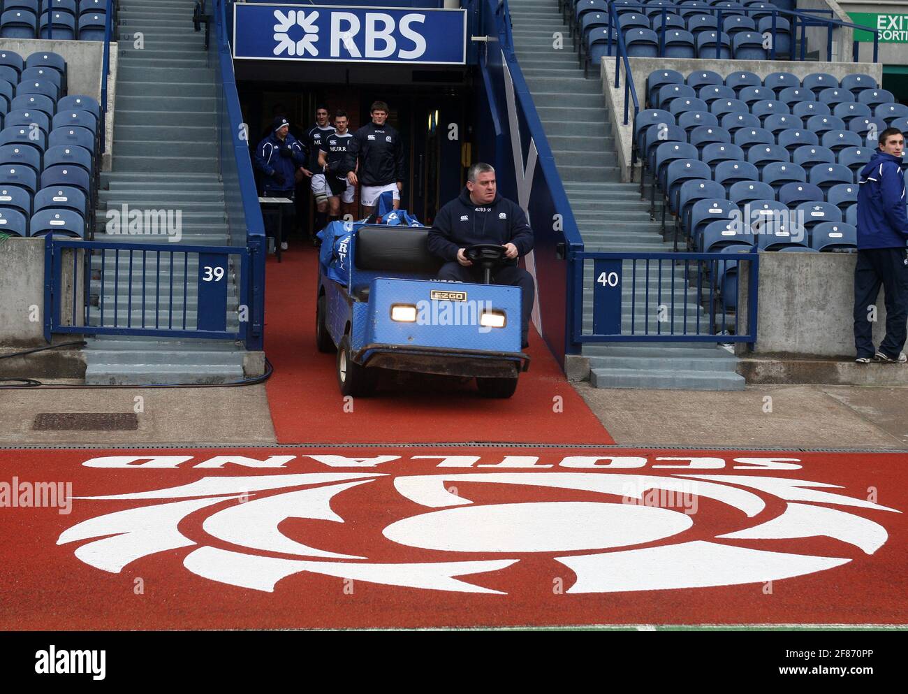 Photo du dossier datée du 11-02-2011 de l'entraîneur écossais Massimo Cuttitta . Date de publication : lundi 12 avril 2021. Banque D'Images