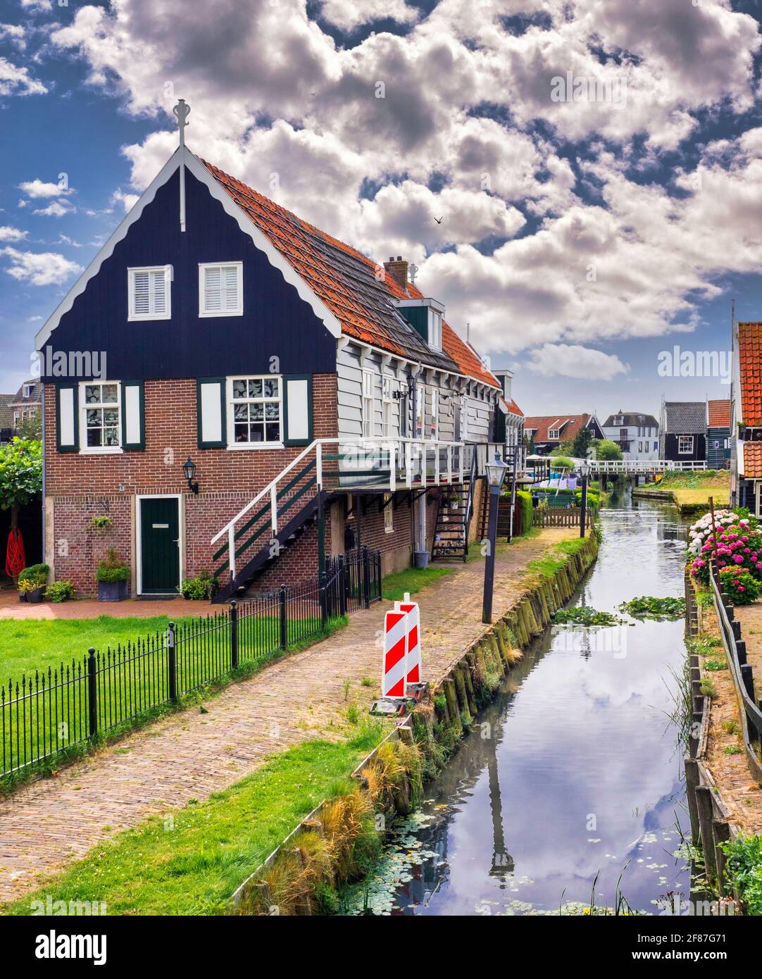 Canal Marken et image d'architecture Banque D'Images