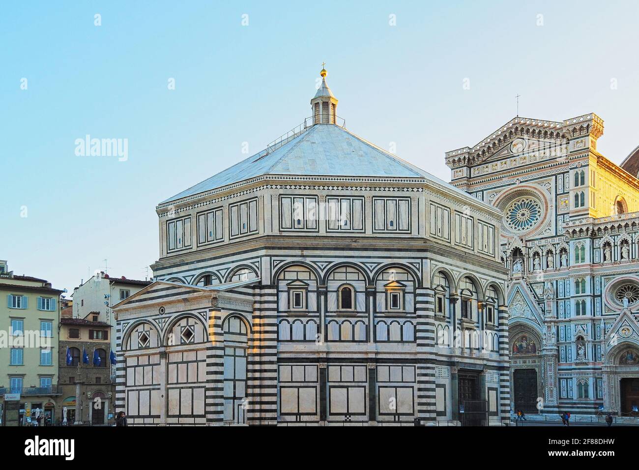 Baptistère de Saint Jean à Florence, Toscane, Italie Banque D'Images