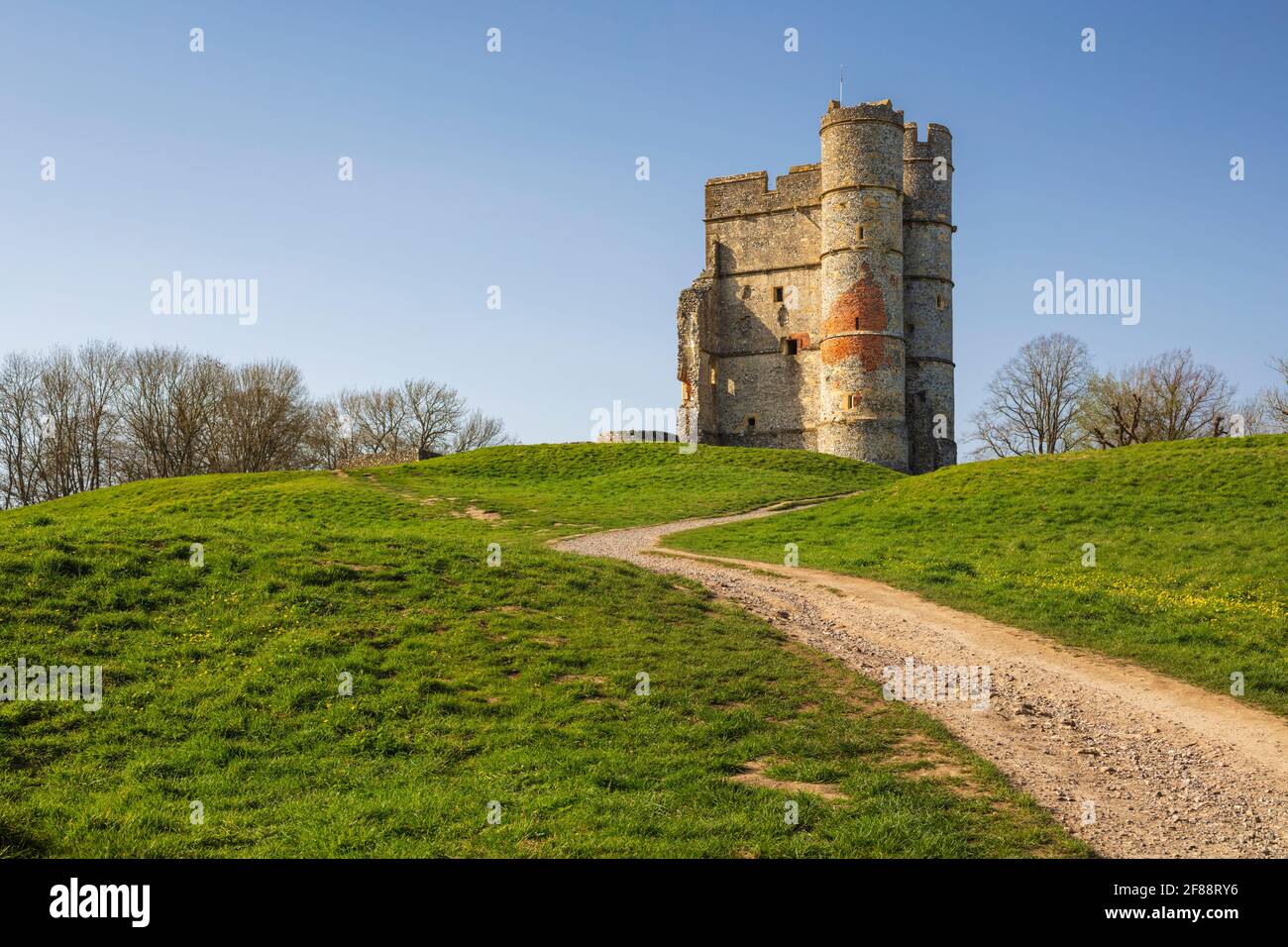 Château de Donnington, Newbury, Berkshire, Angleterre, Royaume-Uni, Europe Banque D'Images