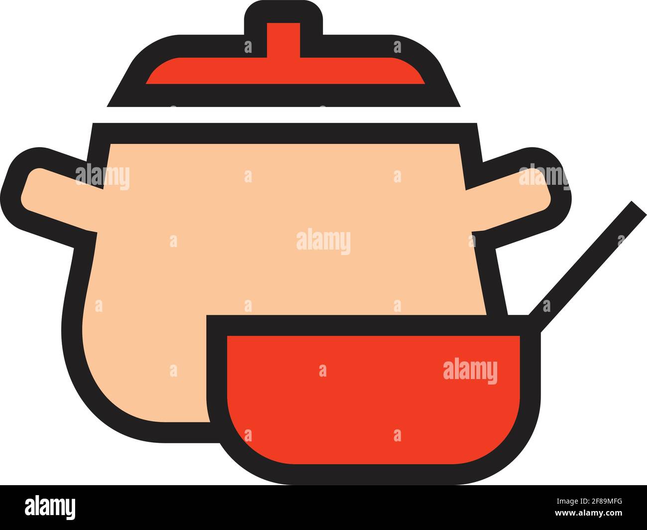 Cuisine, icône ustensiles convient pour info graphiques, sites Web et supports d'impression et interfaces. Icône de vecteur de style simple. Illustration de Vecteur