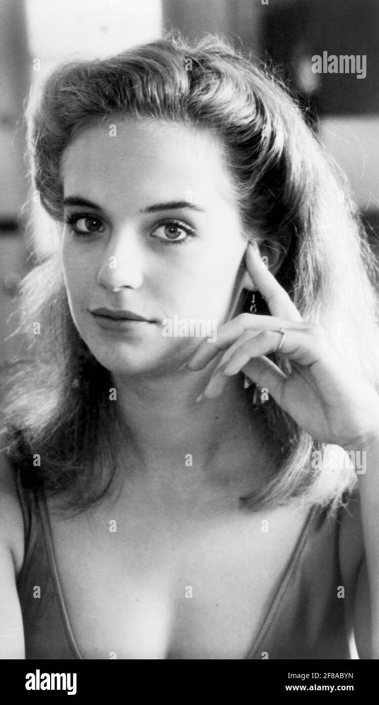 Kelly Preston, Head and Shoulders Publicity Portrait for the film, « Sécret admirer », Orion Pictures, 1985 Banque D'Images