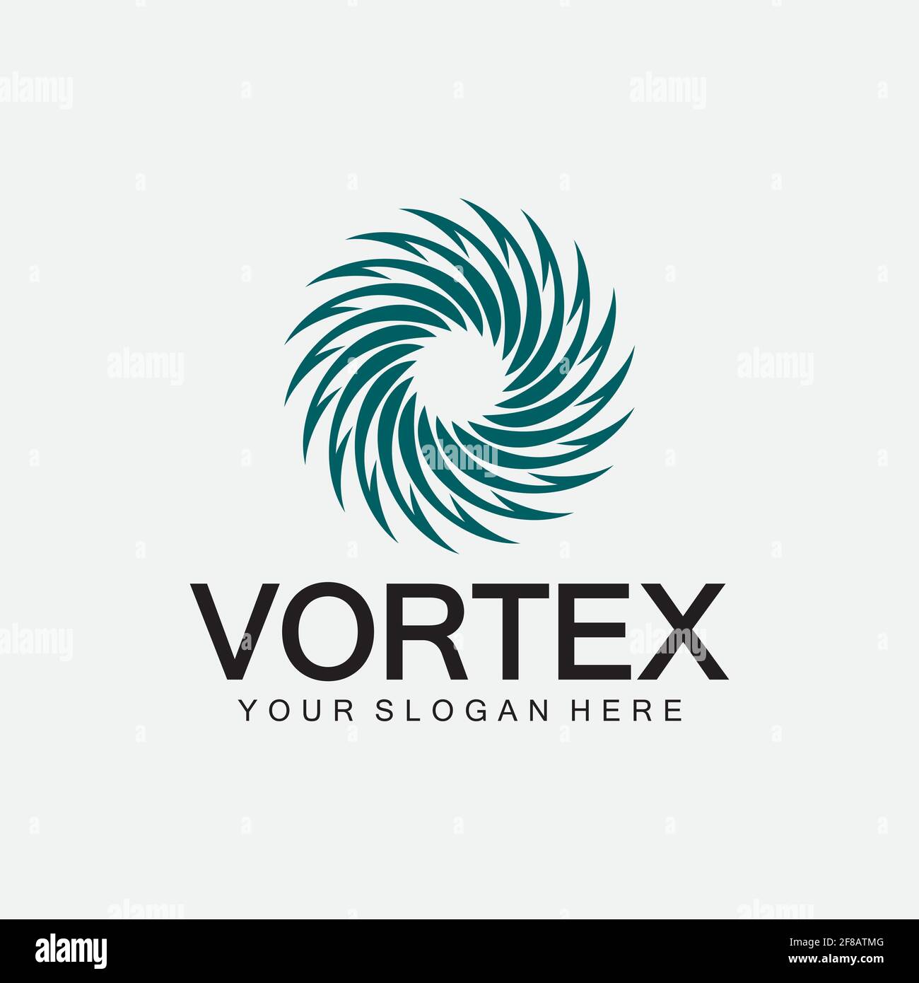 Vortex logo Banque d'images vectorielles - Alamy