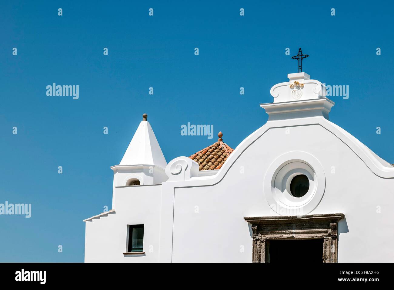 Église de Soccorso, Forio Banque D'Images