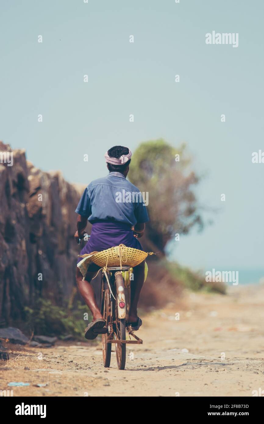 Man with cycle new arrivals