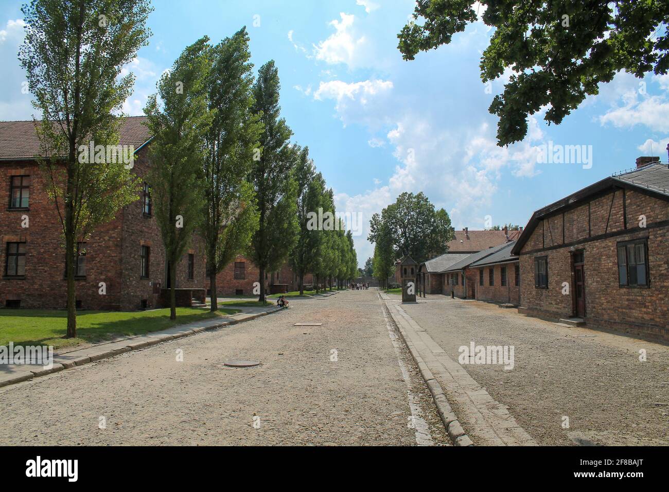 Auschwitz est le plus grand complexe de camps de concentration du troisième Reich, à la fois un camp de concentration et un centre d'extermination. Précédemment en tant que Banque D'Images