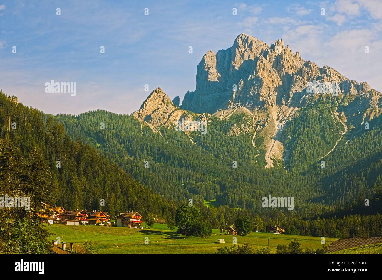 Paysage alpin des Dolomites. Tirol du Sud, Italie Banque D'Images