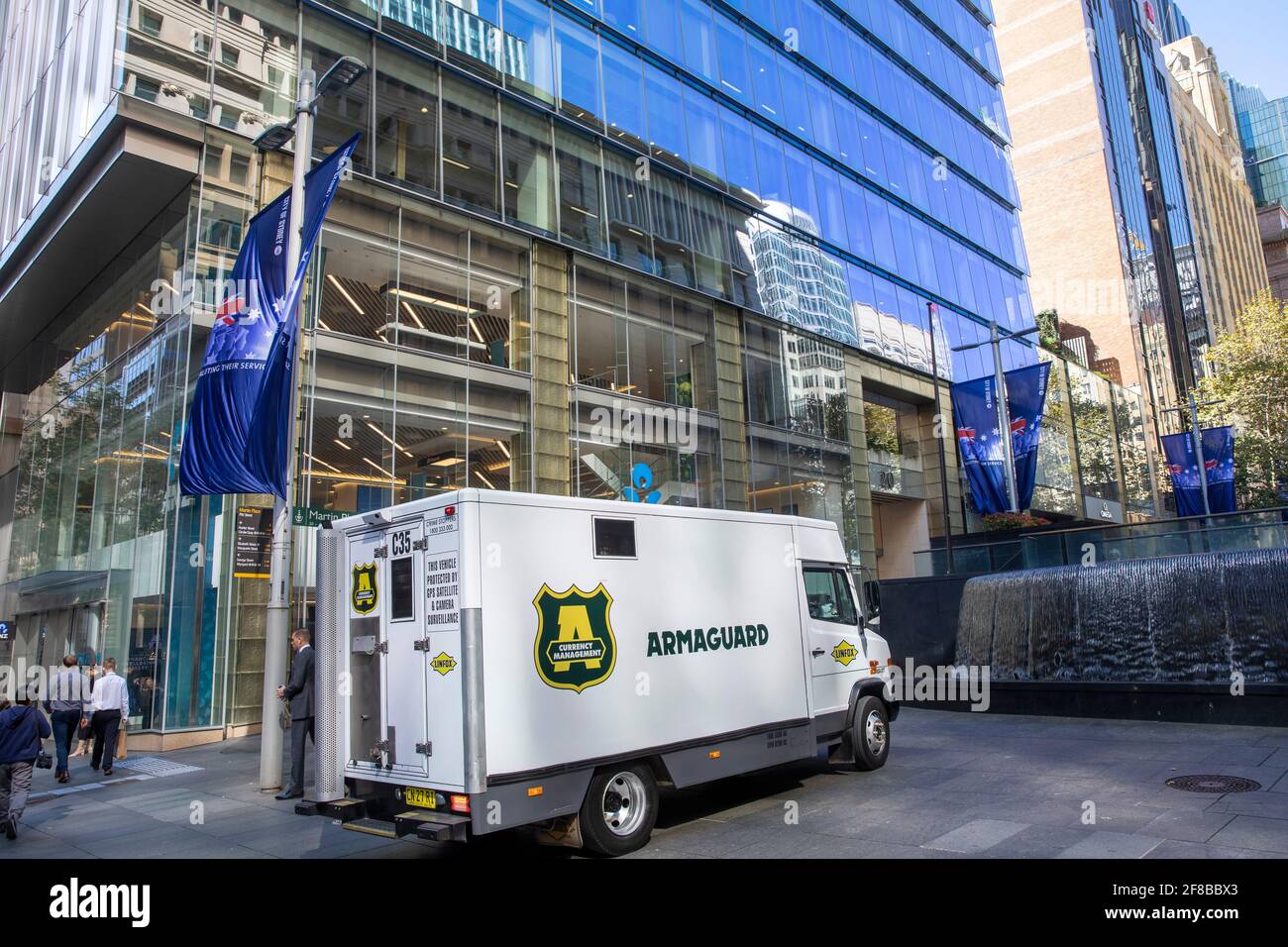 Succursale de la banque ANZ à Martin place à Sydney Centre, Nouvelle-Galles du Sud, Australie Banque D'Images