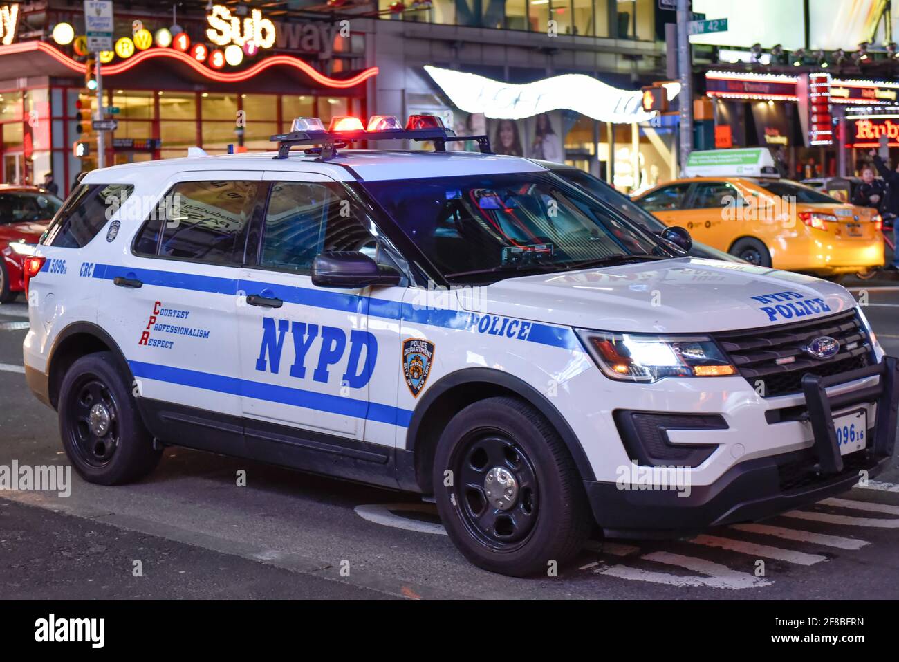Voiture de police de new york Banque de photographies et d’images à ...