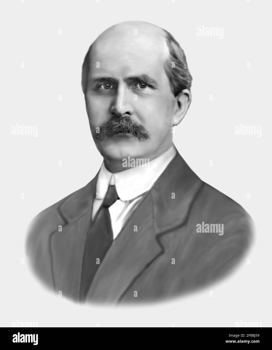 William Henry Bragg 1862-1942 physicien anglais mathématicien chimiste Banque D'Images