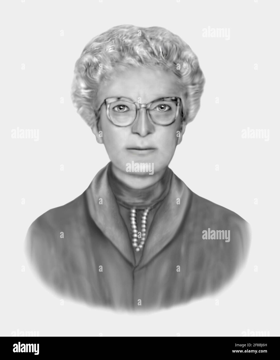 Kathleen Lonsdale 1903-1971 Irish pacifiste prison cristallographe du reformeur Banque D'Images