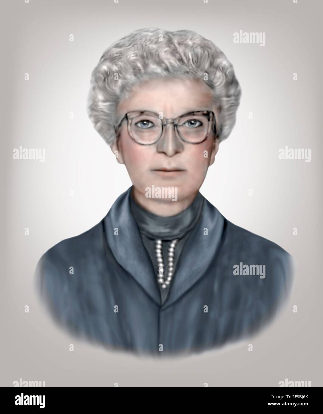 Kathleen Lonsdale 1903-1971 Irish pacifiste prison cristallographe du reformeur Banque D'Images
