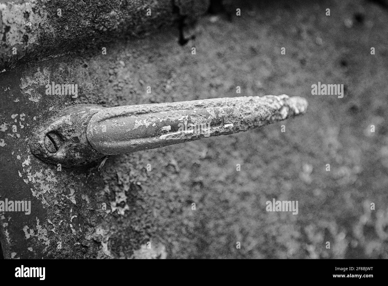 Un exemple d'un vieux véhicule abandonné qui peut être trouvé dans les bois sur beaucoup de vieilles fermes à travers les États-Unis, celui-ci est sur une réserve naturelle dans D.C Banque D'Images