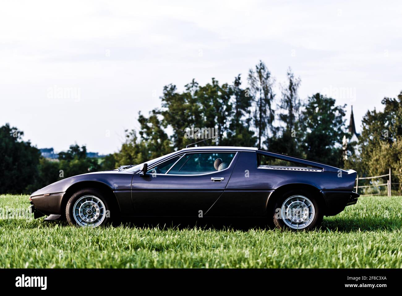 meggenhofen, autriche, 03 septembre 2016, coupé maserati merak vintage Banque D'Images