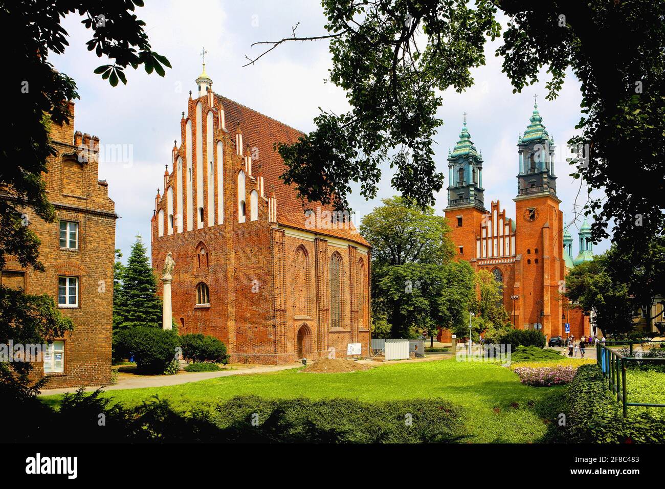 Pologne, Poznan, St. Marie église, grande Pologne voïvodeship. Banque D'Images