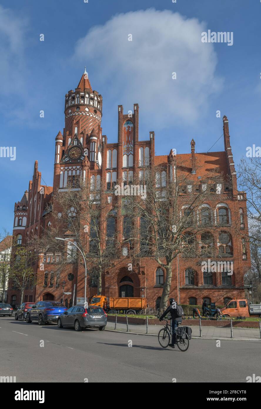 Rathaus, Berkaer Platz, Berlin accueille dignement, Wilmersdorf, Deutschland, Banque D'Images