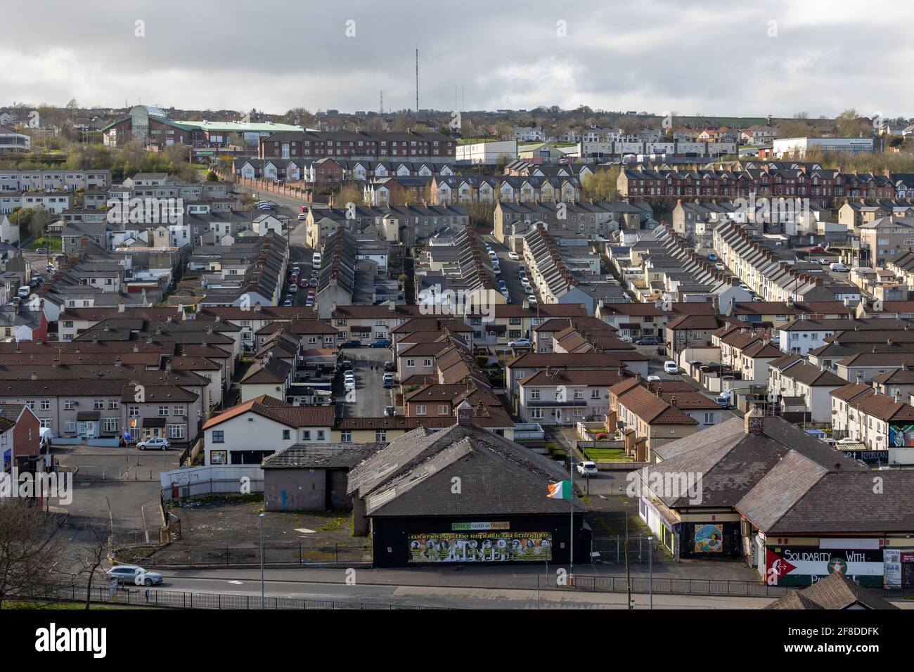 Derry City - Bogside Banque D'Images