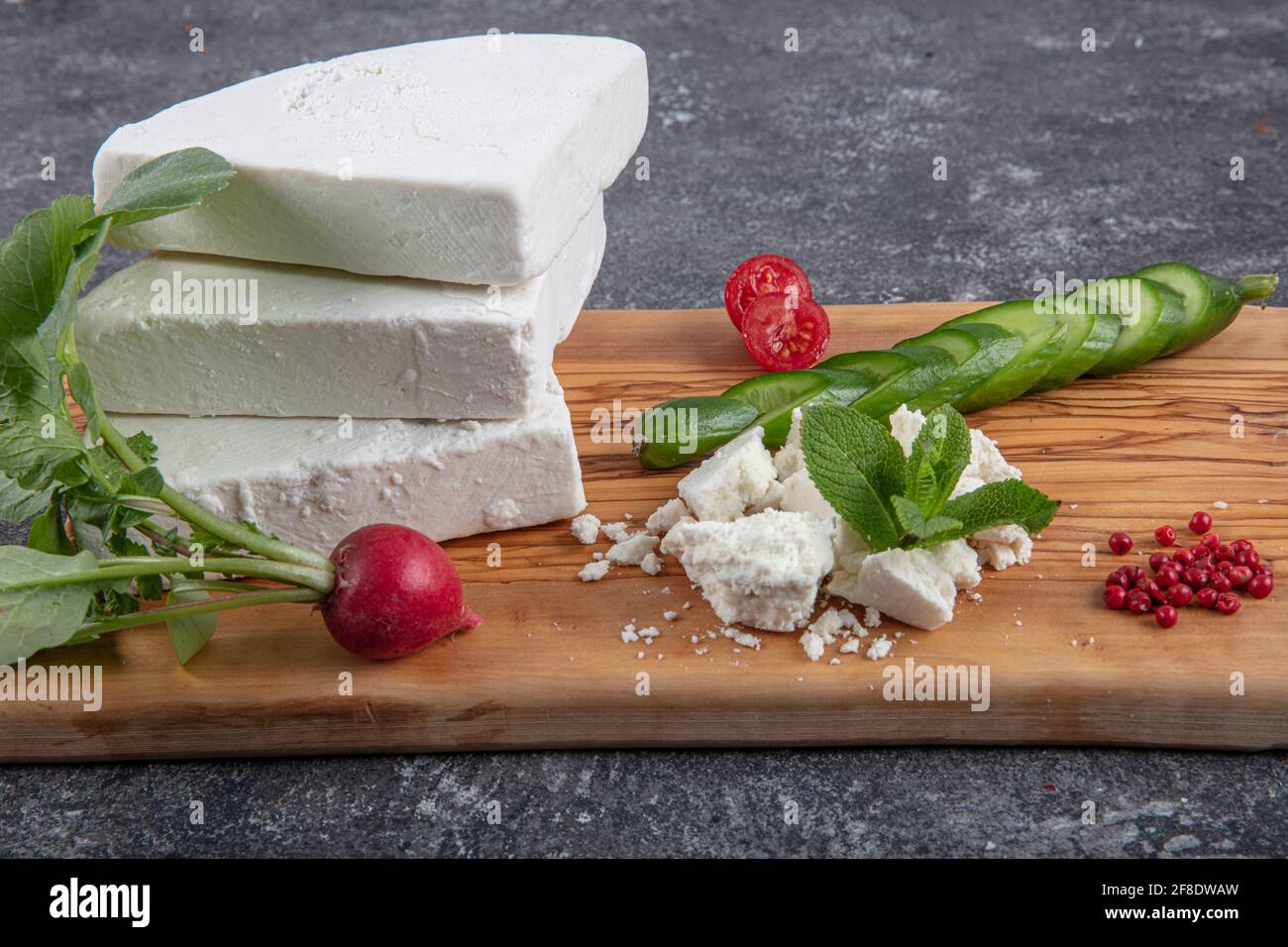 Fromage turc traditionnel, Tulum. Délicieux fromage Tulum d'Erzincan, Turquie. Banque D'Images