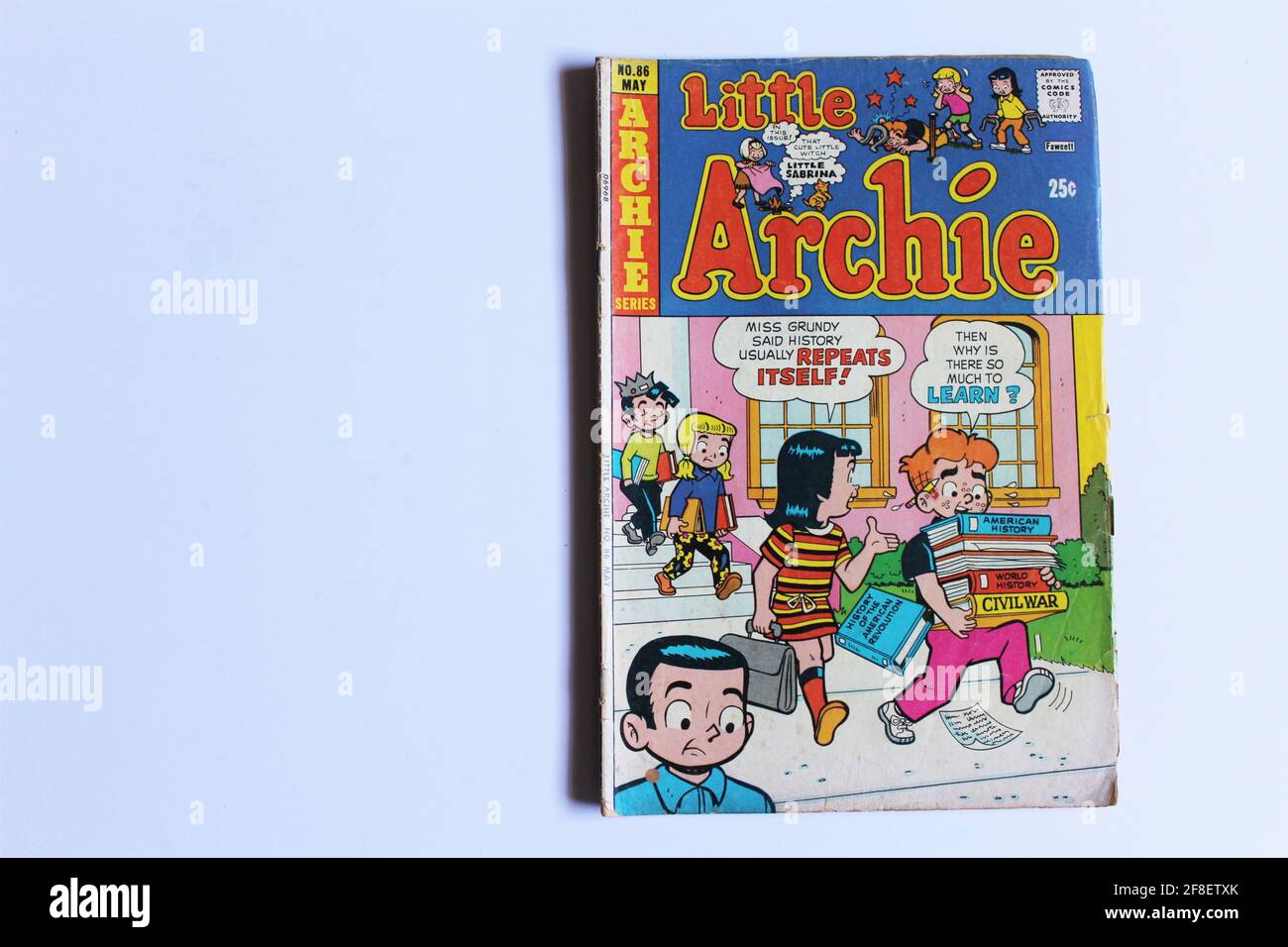 Vintage Little Archie #86 bande dessinée, Hit and Run. 1974 par John Goldwater Banque D'Images