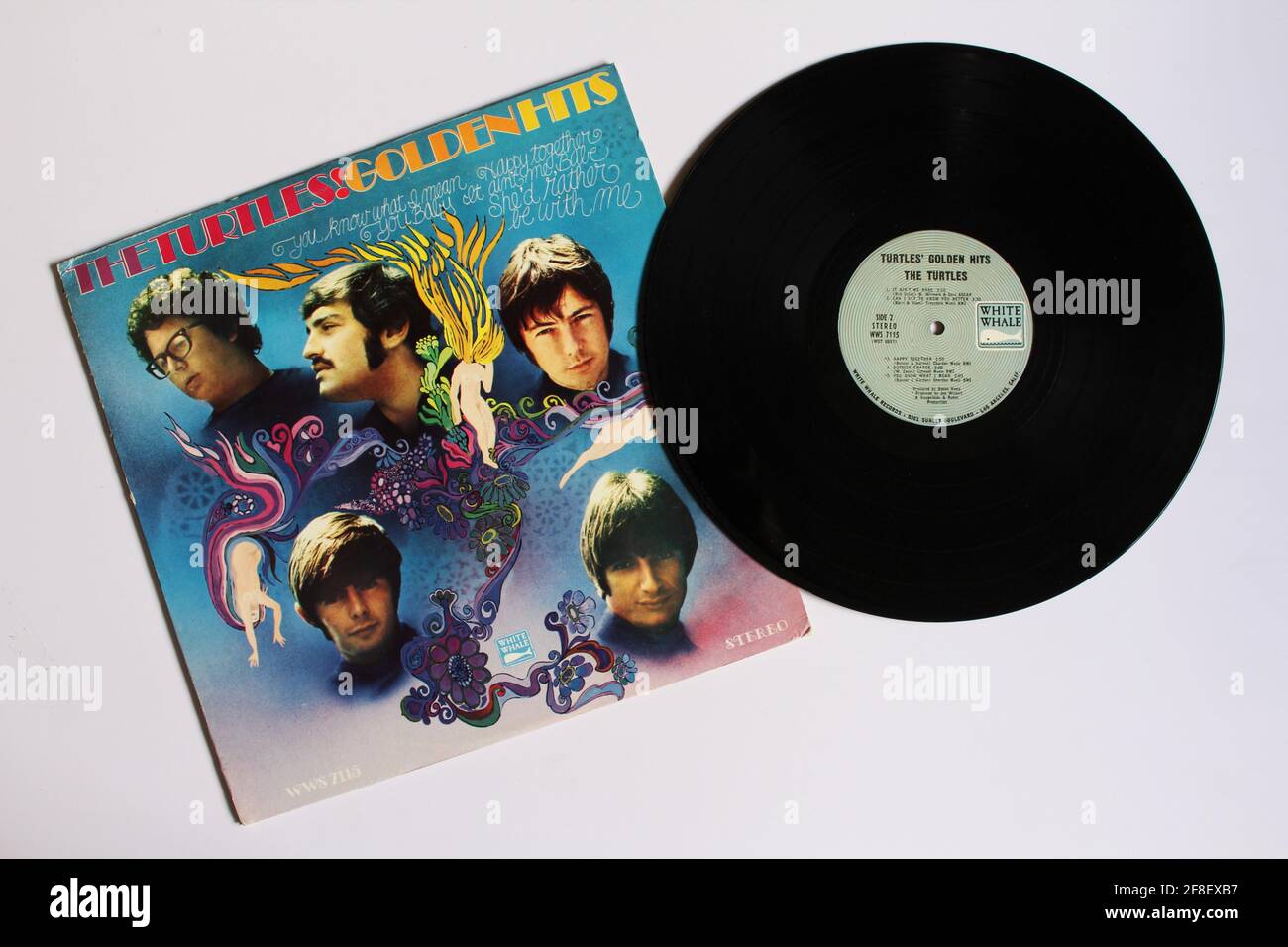 Pop soft rock, jazz et reggae groupe, Sting album de musique sur vinyle disque LP. Intitulé: Rien comme le Soleil Banque D'Images