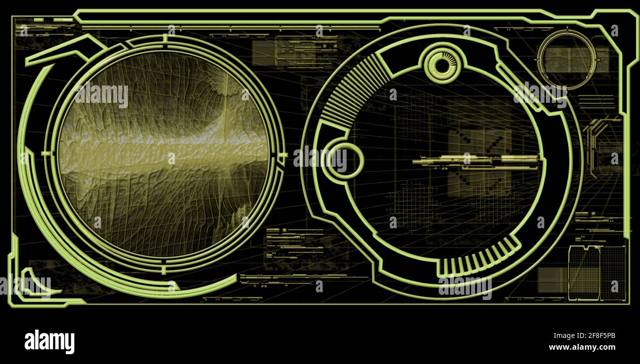 Résumé futuriste de la cyber-technologie de fond. Conception de circuit SCI-fi Banque D'Images